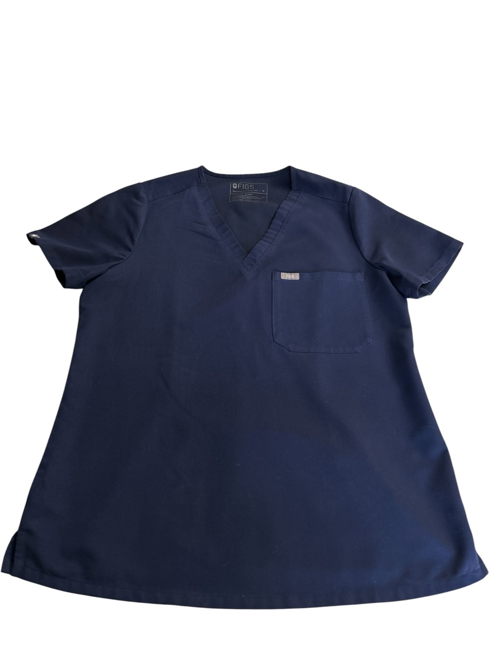 Figs Women’s  Scrub Set Navy Blue M Catarina Top&M/P Livingston Scrub Pants - Picture 2 of 14